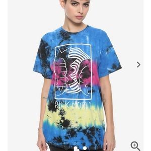 Rick and morty tie dye shirt